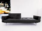 Oz Futon Sofa In Black